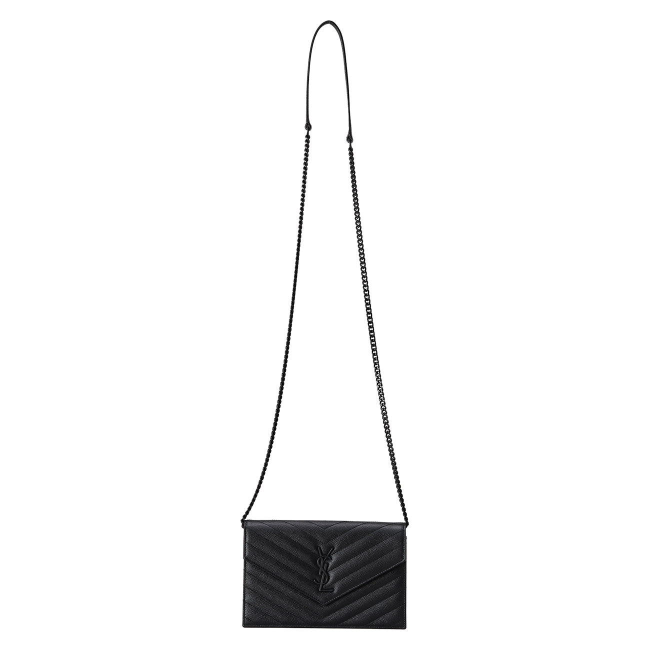 YVES SAINT LAURENT(USED)생로랑 393953 모노그램 엔벨로프 WOC